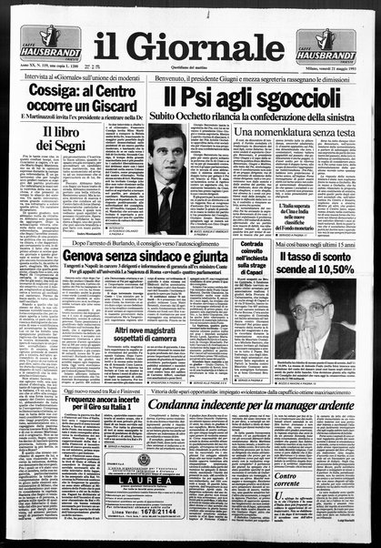 Il giornale : quotidiano del mattino